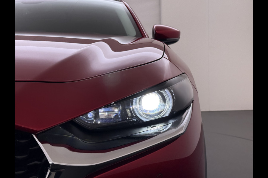 Mazda CX-30 2.0I M.Hybrid Luxury Automaat Leder+Memory Adap.Cruise Bose®-Audio Camera Stuur+Stoelverwarming Navi Bluetooth Apple Carplay/And Dodehoekdetectie Elek.Achterklep Keyless Regen-Lichtsensor Privacy Glas Lmv Isofix 1e Eigenaar Origineel Nederlandse Auto