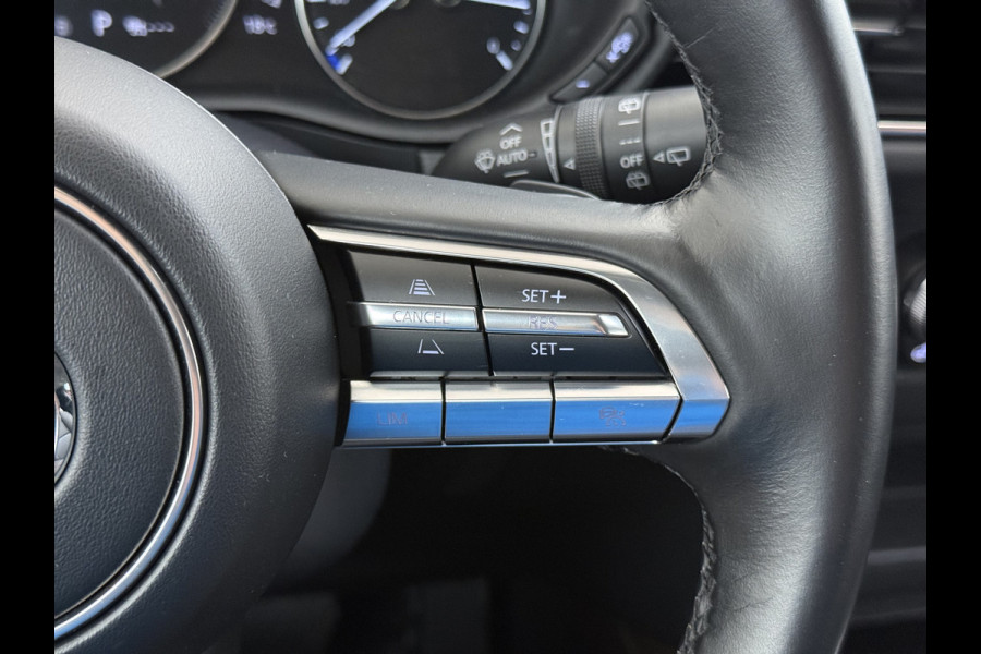 Mazda CX-30 2.0I M.Hybrid Luxury Automaat Leder+Memory Adap.Cruise Bose®-Audio Camera Stuur+Stoelverwarming Navi Bluetooth Apple Carplay/And Dodehoekdetectie Elek.Achterklep Keyless Regen-Lichtsensor Privacy Glas Lmv Isofix 1e Eigenaar Origineel Nederlandse Auto