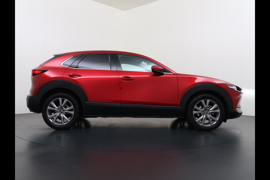 Mazda CX-30 2.0I M.Hybrid Luxury Automaat Leder+Memory Adap.Cruise Bose®-Audio Camera Stuur+Stoelverwarming Navi Bluetooth Apple Carplay/And Dodehoekdetectie Elek.Achterklep Keyless Regen-Lichtsensor Privacy Glas Lmv Isofix 1e Eigenaar Origineel Nederlandse Auto