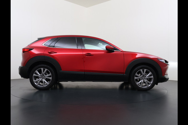 Mazda CX-30 2.0I M.Hybrid Luxury Automaat Leder+Memory Adap.Cruise Bose®-Audio Camera Stuur+Stoelverwarming Navi Bluetooth Apple Carplay/And Dodehoekdetectie Elek.Achterklep Keyless Regen-Lichtsensor Privacy Glas Lmv Isofix 1e Eigenaar Origineel Nederlandse Auto