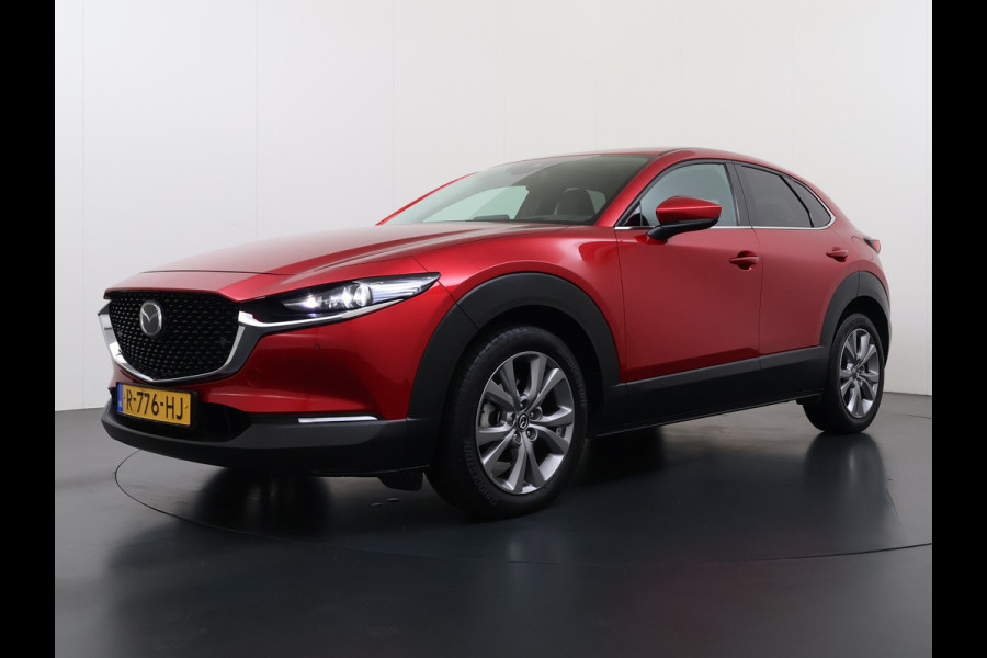 Mazda CX-30 2.0I M.Hybrid Luxury Automaat Leder+Memory Adap.Cruise Bose®-Audio Camera Stuur+Stoelverwarming Navi Bluetooth Apple Carplay/And Dodehoekdetectie Elek.Achterklep Keyless Regen-Lichtsensor Privacy Glas Lmv Isofix 1e Eigenaar Origineel Nederlandse Auto