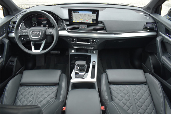 Audi Q5 55 TFSI e S-Line 367 Pk Pano Rs-Stoelen Luchtvering Sfeer Keyless Trekhaak 20 Inch