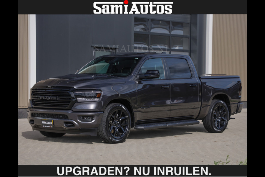 Dodge Ram SPORT | MEEST VOLLE RAM | €69950,- excl | 5.7 V8 HEMI | LUCHTVERING | HUD | MWK | PANO | VOL DIGI SCHERMEN | NIGHT EDITION | DUBBELE CABINE | 5 PERSOONS | DC | CREW CAB | TOP STAAT | KLEUR: GRANITE NIGHT EDITION GEWELDIGE KLEUR |