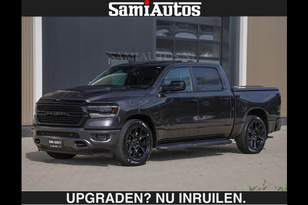 Dodge Ram SPORT | MEEST VOLLE RAM | €69950,- excl | 5.7 V8 HEMI | LUCHTVERING | HUD | MWK | PANO | VOL DIGI SCHERMEN | NIGHT EDITION | DUBBELE CABINE | 5 PERSOONS | DC | CREW CAB | TOP STAAT | KLEUR: GRANITE NIGHT EDITION GEWELDIGE KLEUR |