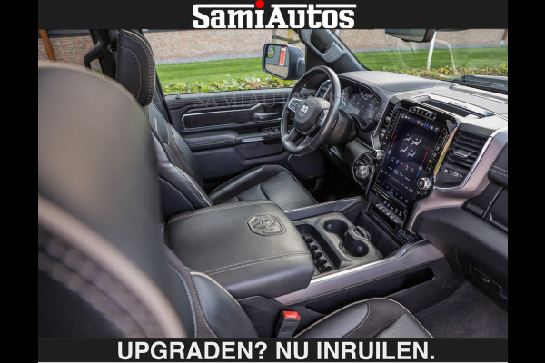Dodge Ram SPORT | MEEST VOLLE RAM | €69950,- excl | 5.7 V8 HEMI | LUCHTVERING | HUD | MWK | PANO | VOL DIGI SCHERMEN | NIGHT EDITION | DUBBELE CABINE | 5 PERSOONS | DC | CREW CAB | TOP STAAT | KLEUR: GRANITE NIGHT EDITION GEWELDIGE KLEUR |