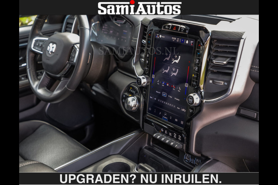 Dodge Ram SPORT | MEEST VOLLE RAM | €69950,- excl | 5.7 V8 HEMI | LUCHTVERING | HUD | MWK | PANO | VOL DIGI SCHERMEN | NIGHT EDITION | DUBBELE CABINE | 5 PERSOONS | DC | CREW CAB | TOP STAAT | KLEUR: GRANITE NIGHT EDITION GEWELDIGE KLEUR |