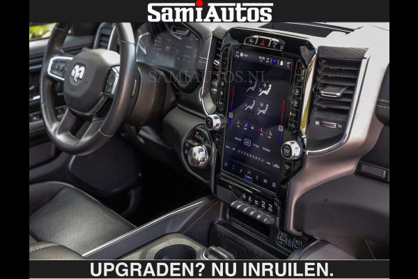 Dodge Ram SPORT | MEEST VOLLE RAM | €69950,- excl | 5.7 V8 HEMI | LUCHTVERING | HUD | MWK | PANO | VOL DIGI SCHERMEN | NIGHT EDITION | DUBBELE CABINE | 5 PERSOONS | DC | CREW CAB | TOP STAAT | KLEUR: GRANITE NIGHT EDITION GEWELDIGE KLEUR |