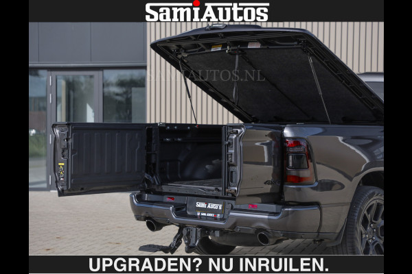 Dodge Ram SPORT | MEEST VOLLE RAM | €69950,- excl | 5.7 V8 HEMI | LUCHTVERING | HUD | MWK | PANO | VOL DIGI SCHERMEN | NIGHT EDITION | DUBBELE CABINE | 5 PERSOONS | DC | CREW CAB | TOP STAAT | KLEUR: GRANITE NIGHT EDITION GEWELDIGE KLEUR |