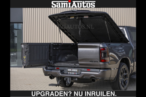 Dodge Ram SPORT | MEEST VOLLE RAM | €69950,- excl | 5.7 V8 HEMI | LUCHTVERING | HUD | MWK | PANO | VOL DIGI SCHERMEN | NIGHT EDITION | DUBBELE CABINE | 5 PERSOONS | DC | CREW CAB | TOP STAAT | KLEUR: GRANITE NIGHT EDITION GEWELDIGE KLEUR |