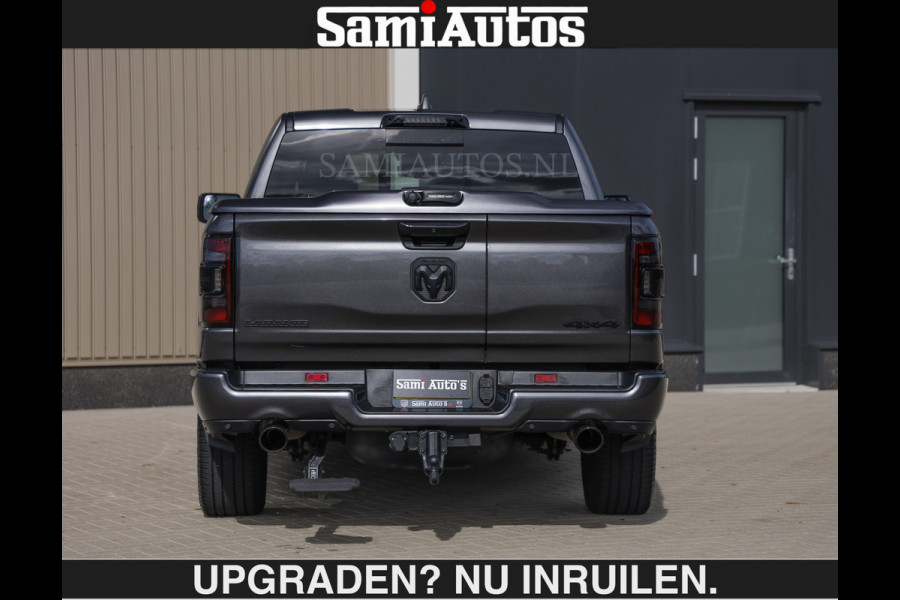 Dodge Ram SPORT | MEEST VOLLE RAM | €69950,- excl | 5.7 V8 HEMI | LUCHTVERING | HUD | MWK | PANO | VOL DIGI SCHERMEN | NIGHT EDITION | DUBBELE CABINE | 5 PERSOONS | DC | CREW CAB | TOP STAAT | KLEUR: GRANITE NIGHT EDITION GEWELDIGE KLEUR |