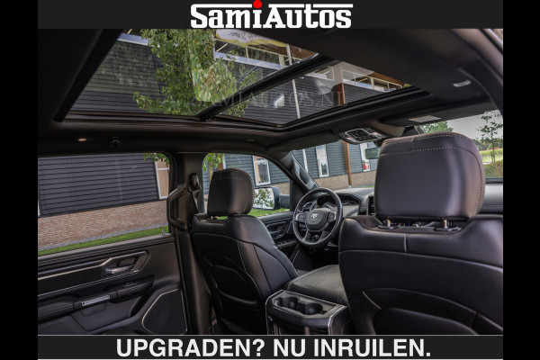 Dodge Ram SPORT | MEEST VOLLE RAM | €69950,- excl | 5.7 V8 HEMI | LUCHTVERING | HUD | MWK | PANO | VOL DIGI SCHERMEN | NIGHT EDITION | DUBBELE CABINE | 5 PERSOONS | DC | CREW CAB | TOP STAAT | KLEUR: GRANITE NIGHT EDITION GEWELDIGE KLEUR |