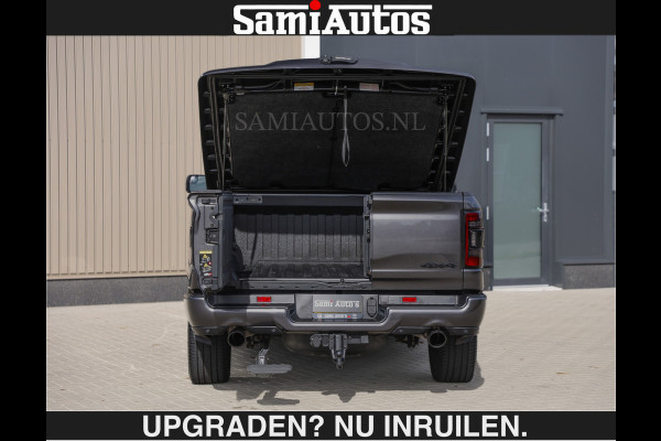 Dodge Ram SPORT | MEEST VOLLE RAM | €69950,- excl | 5.7 V8 HEMI | LUCHTVERING | HUD | MWK | PANO | VOL DIGI SCHERMEN | NIGHT EDITION | DUBBELE CABINE | 5 PERSOONS | DC | CREW CAB | TOP STAAT | KLEUR: GRANITE NIGHT EDITION GEWELDIGE KLEUR |