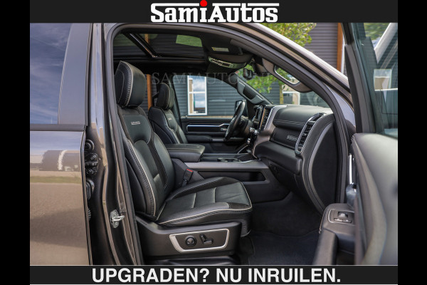 Dodge Ram SPORT | MEEST VOLLE RAM | €69950,- excl | 5.7 V8 HEMI | LUCHTVERING | HUD | MWK | PANO | VOL DIGI SCHERMEN | NIGHT EDITION | DUBBELE CABINE | 5 PERSOONS | DC | CREW CAB | TOP STAAT | KLEUR: GRANITE NIGHT EDITION GEWELDIGE KLEUR |