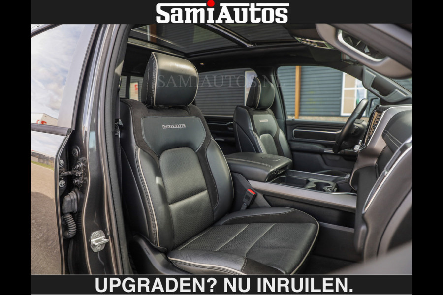 Dodge Ram SPORT | MEEST VOLLE RAM | €69950,- excl | 5.7 V8 HEMI | LUCHTVERING | HUD | MWK | PANO | VOL DIGI SCHERMEN | NIGHT EDITION | DUBBELE CABINE | 5 PERSOONS | DC | CREW CAB | TOP STAAT | KLEUR: GRANITE NIGHT EDITION GEWELDIGE KLEUR |