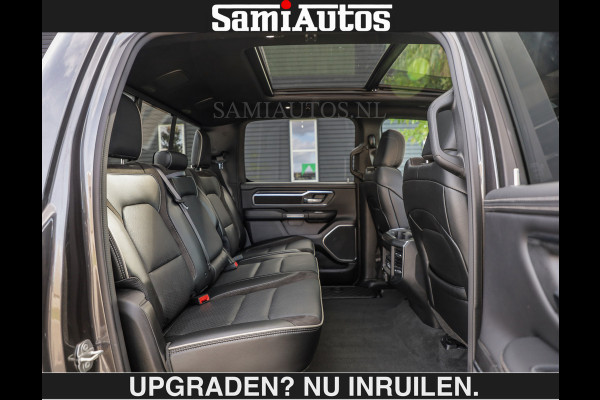 Dodge Ram SPORT | MEEST VOLLE RAM | €69950,- excl | 5.7 V8 HEMI | LUCHTVERING | HUD | MWK | PANO | VOL DIGI SCHERMEN | NIGHT EDITION | DUBBELE CABINE | 5 PERSOONS | DC | CREW CAB | TOP STAAT | KLEUR: GRANITE NIGHT EDITION GEWELDIGE KLEUR |