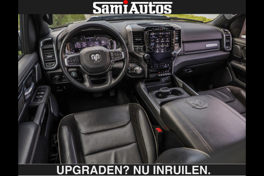 Dodge Ram SPORT | MEEST VOLLE RAM | €69950,- excl | 5.7 V8 HEMI | LUCHTVERING | HUD | MWK | PANO | VOL DIGI SCHERMEN | NIGHT EDITION | DUBBELE CABINE | 5 PERSOONS | DC | CREW CAB | TOP STAAT | KLEUR: GRANITE NIGHT EDITION GEWELDIGE KLEUR |
