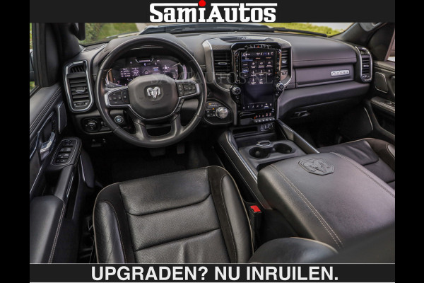 Dodge Ram SPORT | MEEST VOLLE RAM | €69950,- excl | 5.7 V8 HEMI | LUCHTVERING | HUD | MWK | PANO | VOL DIGI SCHERMEN | NIGHT EDITION | DUBBELE CABINE | 5 PERSOONS | DC | CREW CAB | TOP STAAT | KLEUR: GRANITE NIGHT EDITION GEWELDIGE KLEUR |