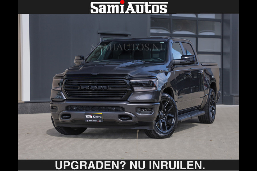 Dodge Ram SPORT | MEEST VOLLE RAM | €69950,- excl | 5.7 V8 HEMI | LUCHTVERING | HUD | MWK | PANO | VOL DIGI SCHERMEN | NIGHT EDITION | DUBBELE CABINE | 5 PERSOONS | DC | CREW CAB | TOP STAAT | KLEUR: GRANITE NIGHT EDITION GEWELDIGE KLEUR |