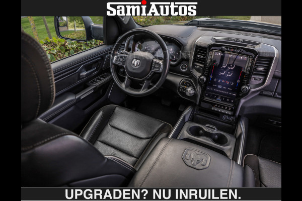 Dodge Ram SPORT | MEEST VOLLE RAM | €69950,- excl | 5.7 V8 HEMI | LUCHTVERING | HUD | MWK | PANO | VOL DIGI SCHERMEN | NIGHT EDITION | DUBBELE CABINE | 5 PERSOONS | DC | CREW CAB | TOP STAAT | KLEUR: GRANITE NIGHT EDITION GEWELDIGE KLEUR |