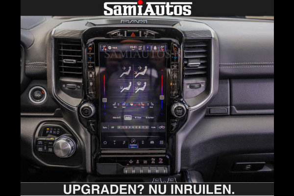 Dodge Ram SPORT | MEEST VOLLE RAM | €69950,- excl | 5.7 V8 HEMI | LUCHTVERING | HUD | MWK | PANO | VOL DIGI SCHERMEN | NIGHT EDITION | DUBBELE CABINE | 5 PERSOONS | DC | CREW CAB | TOP STAAT | KLEUR: GRANITE NIGHT EDITION GEWELDIGE KLEUR |