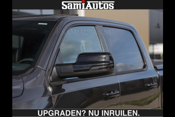 Dodge Ram SPORT | MEEST VOLLE RAM | €69950,- excl | 5.7 V8 HEMI | LUCHTVERING | HUD | MWK | PANO | VOL DIGI SCHERMEN | NIGHT EDITION | DUBBELE CABINE | 5 PERSOONS | DC | CREW CAB | TOP STAAT | KLEUR: GRANITE NIGHT EDITION GEWELDIGE KLEUR |