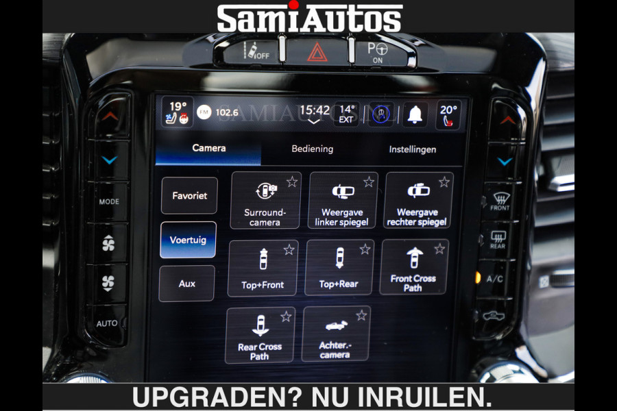 Dodge Ram SPORT | MEEST VOLLE RAM | €69950,- excl | 5.7 V8 HEMI | LUCHTVERING | HUD | MWK | PANO | VOL DIGI SCHERMEN | NIGHT EDITION | DUBBELE CABINE | 5 PERSOONS | DC | CREW CAB | TOP STAAT | KLEUR: GRANITE NIGHT EDITION GEWELDIGE KLEUR |