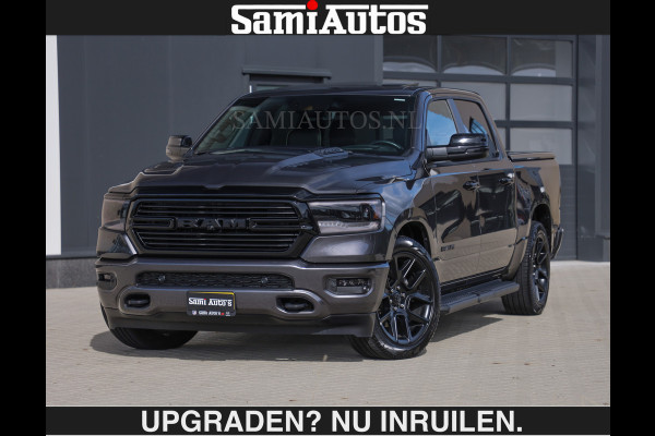 Dodge Ram SPORT | MEEST VOLLE RAM | €69950,- excl | 5.7 V8 HEMI | LUCHTVERING | HUD | MWK | PANO | VOL DIGI SCHERMEN | NIGHT EDITION | DUBBELE CABINE | 5 PERSOONS | DC | CREW CAB | TOP STAAT | KLEUR: GRANITE NIGHT EDITION GEWELDIGE KLEUR |