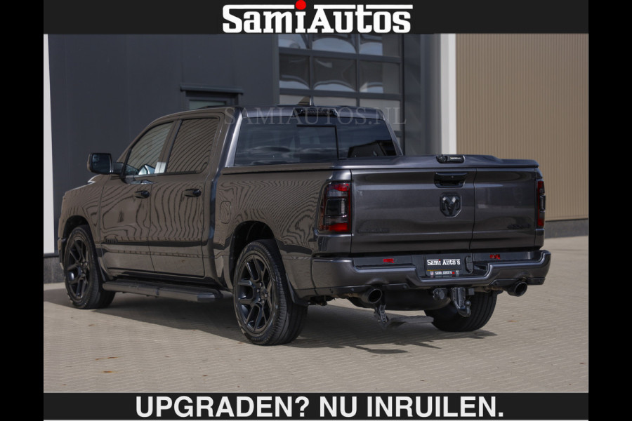 Dodge Ram SPORT | MEEST VOLLE RAM | €69950,- excl | 5.7 V8 HEMI | LUCHTVERING | HUD | MWK | PANO | VOL DIGI SCHERMEN | NIGHT EDITION | DUBBELE CABINE | 5 PERSOONS | DC | CREW CAB | TOP STAAT | KLEUR: GRANITE NIGHT EDITION GEWELDIGE KLEUR |