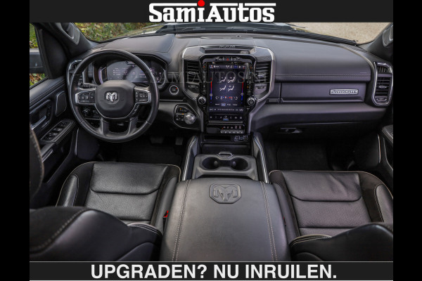 Dodge Ram SPORT | MEEST VOLLE RAM | €69950,- excl | 5.7 V8 HEMI | LUCHTVERING | HUD | MWK | PANO | VOL DIGI SCHERMEN | NIGHT EDITION | DUBBELE CABINE | 5 PERSOONS | DC | CREW CAB | TOP STAAT | KLEUR: GRANITE NIGHT EDITION GEWELDIGE KLEUR |