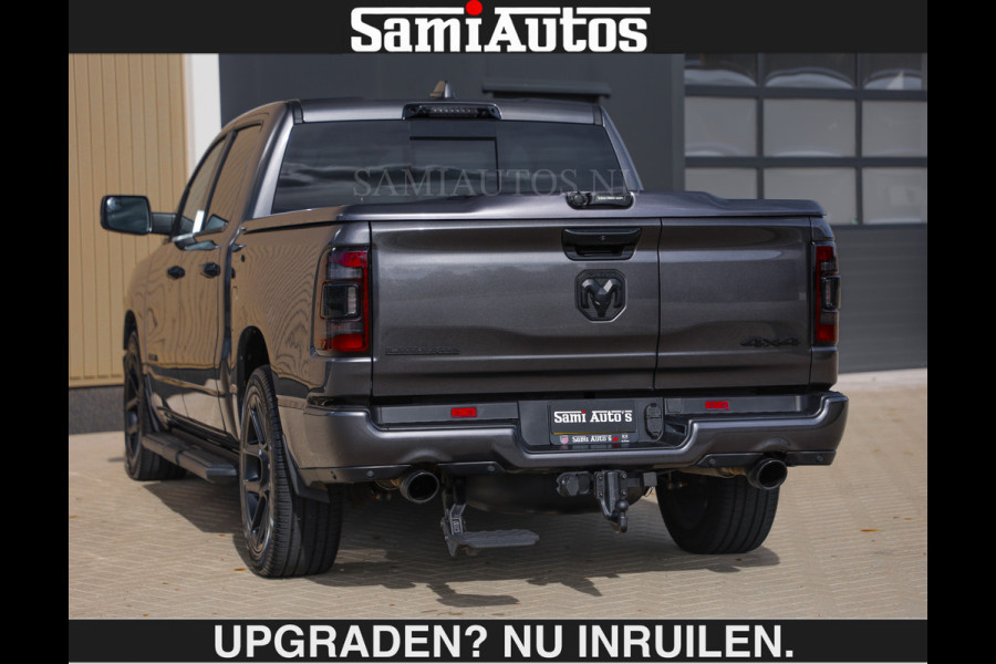 Dodge Ram SPORT | MEEST VOLLE RAM | €69950,- excl | 5.7 V8 HEMI | LUCHTVERING | HUD | MWK | PANO | VOL DIGI SCHERMEN | NIGHT EDITION | DUBBELE CABINE | 5 PERSOONS | DC | CREW CAB | TOP STAAT | KLEUR: GRANITE NIGHT EDITION GEWELDIGE KLEUR |