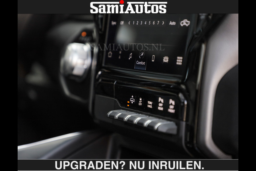 Dodge Ram SPORT | MEEST VOLLE RAM | €69950,- excl | 5.7 V8 HEMI | LUCHTVERING | HUD | MWK | PANO | VOL DIGI SCHERMEN | NIGHT EDITION | DUBBELE CABINE | 5 PERSOONS | DC | CREW CAB | TOP STAAT | KLEUR: GRANITE NIGHT EDITION GEWELDIGE KLEUR |