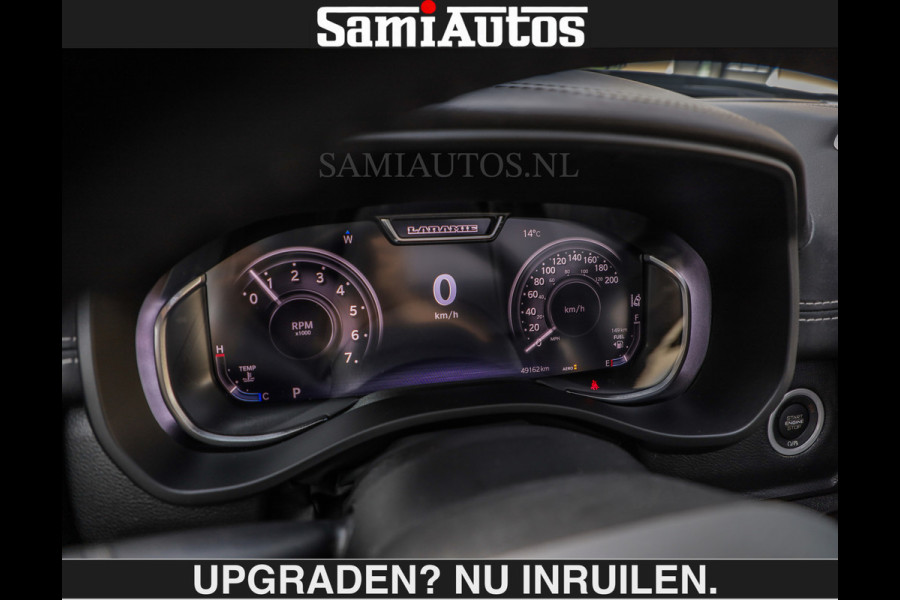 Dodge Ram SPORT | MEEST VOLLE RAM | €69950,- excl | 5.7 V8 HEMI | LUCHTVERING | HUD | MWK | PANO | VOL DIGI SCHERMEN | NIGHT EDITION | DUBBELE CABINE | 5 PERSOONS | DC | CREW CAB | TOP STAAT | KLEUR: GRANITE NIGHT EDITION GEWELDIGE KLEUR |