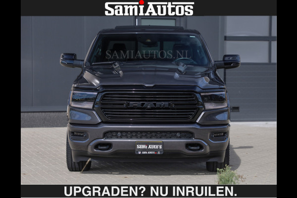 Dodge Ram SPORT | MEEST VOLLE RAM | €69950,- excl | 5.7 V8 HEMI | LUCHTVERING | HUD | MWK | PANO | VOL DIGI SCHERMEN | NIGHT EDITION | DUBBELE CABINE | 5 PERSOONS | DC | CREW CAB | TOP STAAT | KLEUR: GRANITE NIGHT EDITION GEWELDIGE KLEUR |