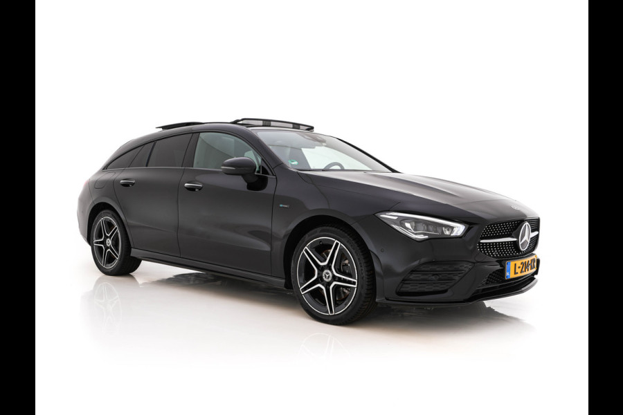 Mercedes-Benz CLA-Klasse Shooting Brake 250 e AMG-Styling Limited Business Solution (Plug-in) {SoH-95%} (INCL-BTW) Aut. *PANO | LEATHER-MICROFIBRE | MEMORY-PACK | MULTIBEAM-LED | BLINDSPOT | HEATED-SPORTSEATS | AMBIENTLIGHT | KEYLESS | DIGI-COCKPIT | DAB+ | NAVI-FULLMAP | CAMERA | PRIVACYGLASS