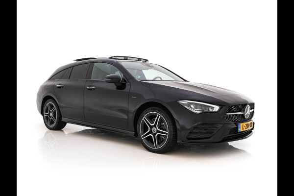Mercedes-Benz CLA-Klasse Shooting Brake 250 e AMG-Styling Limited Business Solution (Plug-in) {SoH-95%} (INCL-BTW) Aut. *PANO | LEATHER-MICROFIBRE | MEMORY-PACK | MULTIBEAM-LED | BLINDSPOT | HEATED-SPORTSEATS | AMBIENTLIGHT | KEYLESS | DIGI-COCKPIT | DAB+ | NAVI-FULLMAP | CAMERA | PRIVACYGLASS