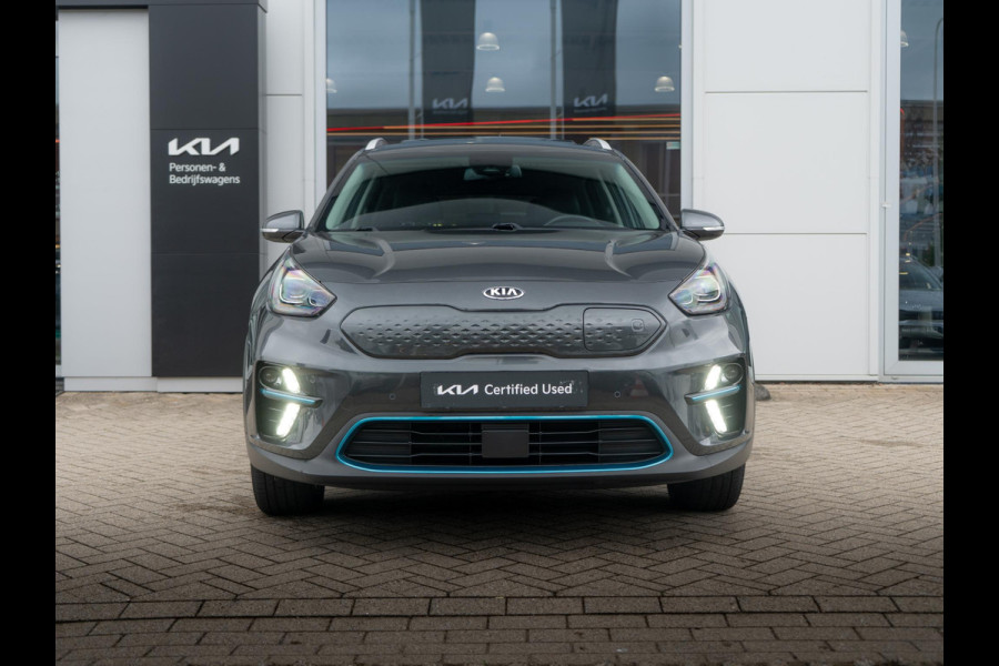 Kia e-Niro DynamicPlusLine 64 kWh SOH 98 % |Stoel en stuurverwarming | Schuif/-kanteldak | Achteruitrijcamera | Navigatie | Carplay | PDC voor & achter | Achteruitrijcamera