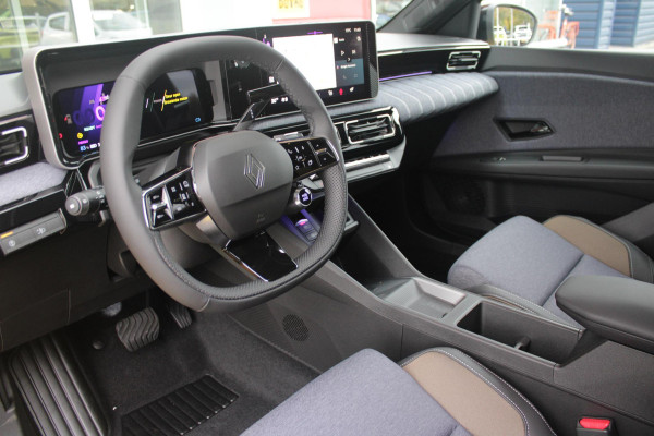 Renault 5 COMFORT RANGE TECHNO 150PK 52 kWh *NIEUWE AUTO!* | PACK WINTER TECHNO: (ELEKTRISCH VERWARMBARE VOORSTOELEN, ELEKTRISCH VERWARMBAAR STUURWIEL, BESTUUDERSSTOEL MET ELEKTRSCH VERSTELBARE LENDESTEUN, IN HOOGTE VERSTELBARE PASSAGIERSSTOEL) | ZWART DAK | LICHTMETALEN VELGEN 18" | ADAPTIVE CRUISE CONTROL | FULL LED KOPLAMPEN MET FRANSE VLAG | ELEKTRTISCH INKLABARE EN VERWARMBARE BUITENSPIEGELS | ACHTERUITRIJ CAMERA | SFEER VERLICHTING | GOOGLE MAPS NAVIGATIE | DRAADLOZE TELEFOONLADER | PRIVACY GLASS | 100KW SNELLAAD FUNCTIE | DRAADLOZE APPLE CARPLAY/ANDROID AUTO | DAB+ RADIO