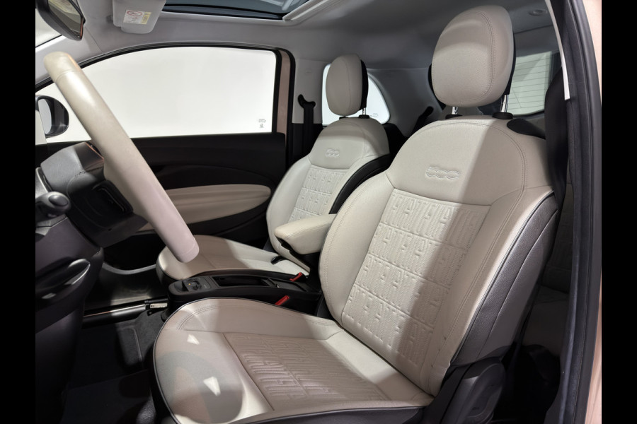 Fiat 500 La Prima 42 kWh | pano dak | Led voor \ achter licht | JBL! audio | Stoelverwarming |