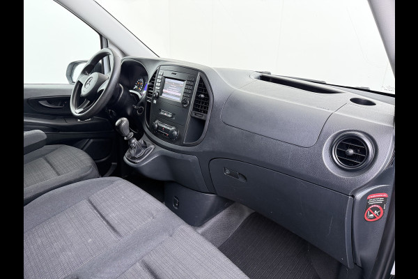 Mercedes-Benz Vito 110CDI Extra Lang *OPRIJ-PLAAT* 3-Pers.Camera Airco Bluetooth Licht-/regensensor Betonplex Vloer Wandbetimmering Sidebars Euro 6 Origineel Nederlandse Auto