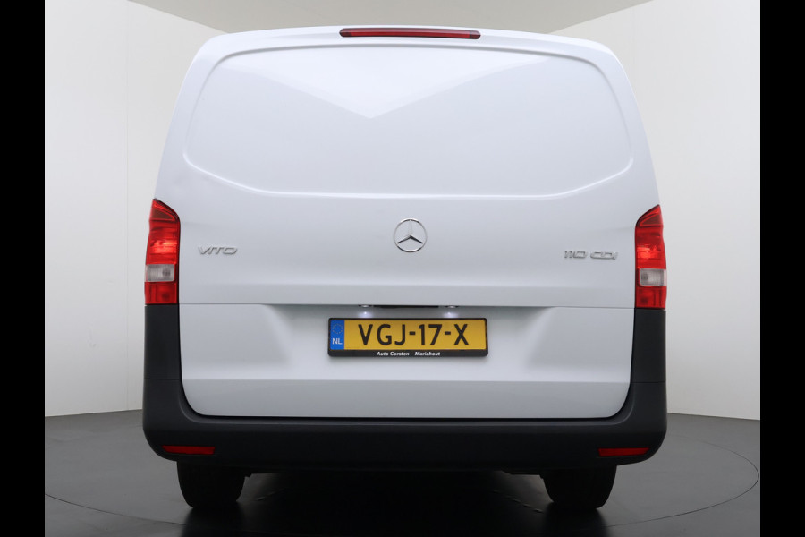 Mercedes-Benz Vito 110CDI Extra Lang *OPRIJ-PLAAT* 3-Pers.Camera Airco Bluetooth Licht-/regensensor Betonplex Vloer Wandbetimmering Sidebars Euro 6 Origineel Nederlandse Auto