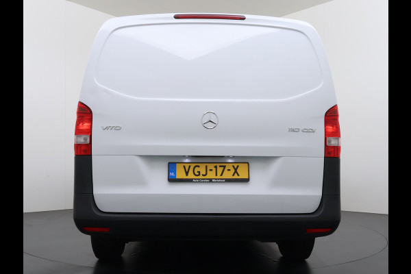 Mercedes-Benz Vito 110CDI Extra Lang *OPRIJ-PLAAT* 3-Pers.Camera Airco Bluetooth Licht-/regensensor Betonplex Vloer Wandbetimmering Sidebars Euro 6 Origineel Nederlandse Auto
