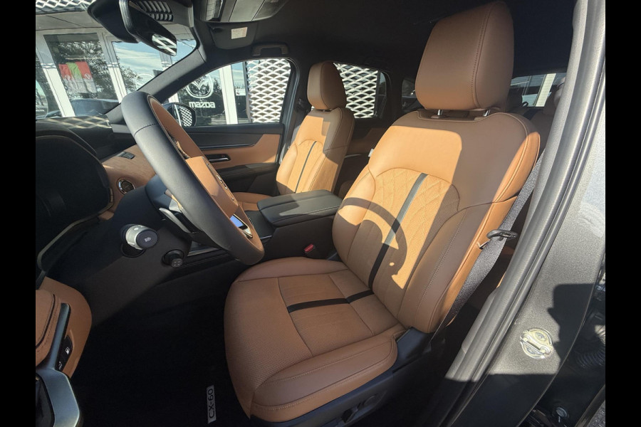 Mazda CX-60 2.5 e-SkyActiv PHEV Homura Business Edition | NIEUW TE REGISTREREN | TAN INTERIEUR | 6 JAAR FABRIEKSGARANTIE |