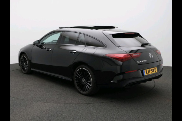 Mercedes-Benz CLA-Klasse Shooting Brake 250 e Business Solution AMG AMG Line | Night Pakket | Panorama Schuif-Kanteldak | Head-up display | Distronic | 360°-camera | MBUX Augmented Reality navigatie. Inclusief 24 maanden Mercedes-Benz Certified garantie voor Europa.