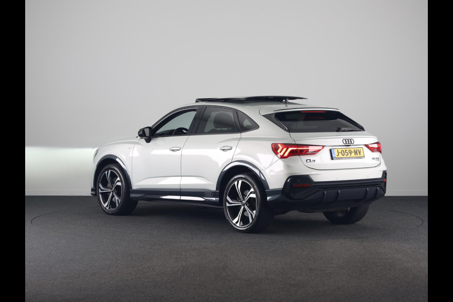 Audi Q3 Sportback 45 TFSI quattro edition one 230pk | Navigatie | Parkeercamera | B&O Audio | Panoramadak | Lederen bekleding