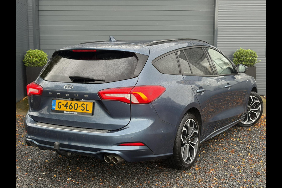 Ford FOCUS Wagon 1.0 EcoBoost ST Line Business ✓2e Eigenaar✓Carplay✓Trekhaak✓Camera✓Keyless✓Stoelverw✓Clima✓Cruise✓Dealer Onderhouden✓Recent beurt gehad✓PDc V+A✓6 Bak✓125pk✓Lm velgen✓Bj 11-2019✓N.A.P✓Apk tot 01-2029