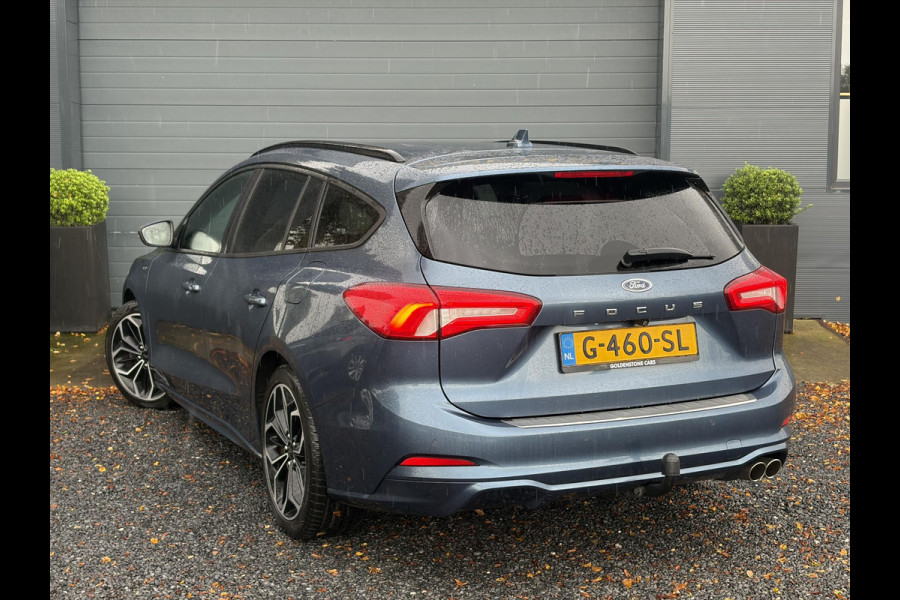 Ford FOCUS Wagon 1.0 EcoBoost ST Line Business ✓2e Eigenaar✓Carplay✓Trekhaak✓Camera✓Keyless✓Stoelverw✓Clima✓Cruise✓Dealer Onderhouden✓Recent beurt gehad✓PDc V+A✓6 Bak✓125pk✓Lm velgen✓Bj 11-2019✓N.A.P✓Apk tot 01-2029