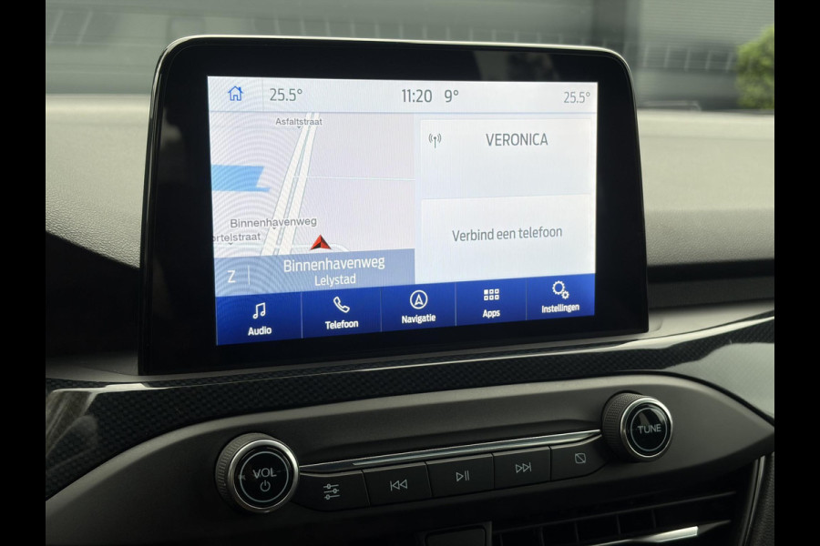 Ford FOCUS Wagon 1.0 EcoBoost ST Line Business ✓2e Eigenaar✓Carplay✓Trekhaak✓Camera✓Keyless✓Stoelverw✓Clima✓Cruise✓Dealer Onderhouden✓Recent beurt gehad✓PDc V+A✓6 Bak✓125pk✓Lm velgen✓Bj 11-2019✓N.A.P✓Apk tot 01-2029