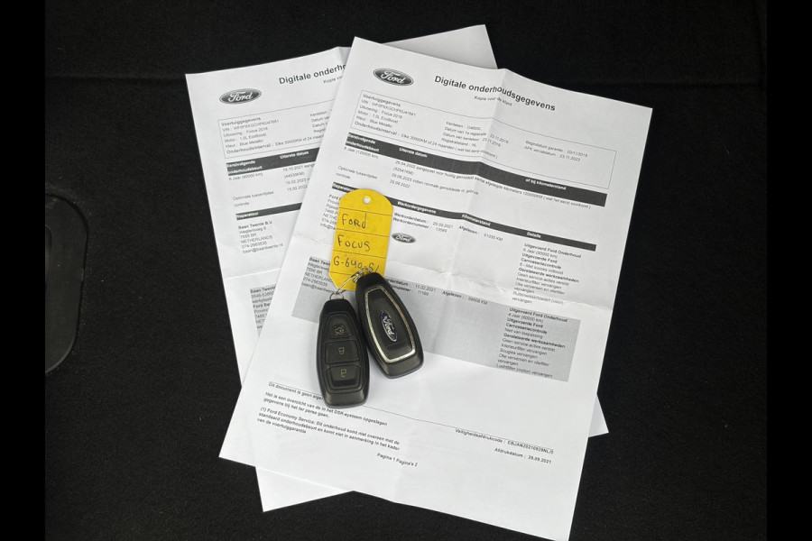 Ford FOCUS Wagon 1.0 EcoBoost ST Line Business ✓2e Eigenaar✓Carplay✓Trekhaak✓Camera✓Keyless✓Stoelverw✓Clima✓Cruise✓Dealer Onderhouden✓Recent beurt gehad✓PDc V+A✓6 Bak✓125pk✓Lm velgen✓Bj 11-2019✓N.A.P✓Apk tot 01-2029
