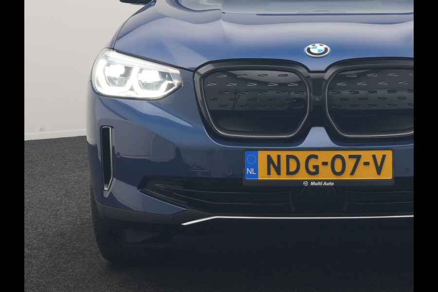 BMW iX3 High Executive 80 kWh 286pk Dealer O.H | SOH 95,5% | | Panodak | Head Up | Adaptive Cruise | 360 Camera | Harman / Kardon | Lederen Sportstoelen Memory & Verwarmd | Keyless | Apple Carplay | Blis | Sfeerverlichting | DAB | Navigatie | 20"L.M |