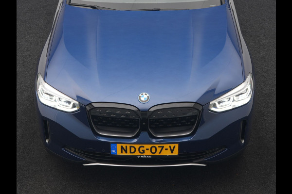 BMW iX3 High Executive 80 kWh 286pk Dealer O.H | SOH 95,5% | | Panodak | Head Up | Adaptive Cruise | 360 Camera | Harman / Kardon | Lederen Sportstoelen Memory & Verwarmd | Keyless | Apple Carplay | Blis | Sfeerverlichting | DAB | Navigatie | 20"L.M |